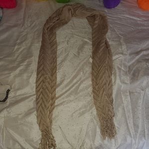 Light brown scarf